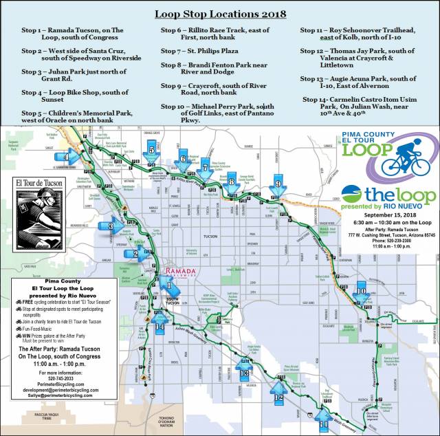 LOOP THE LOOP! Kick-off Ride for El Tour de Tucson