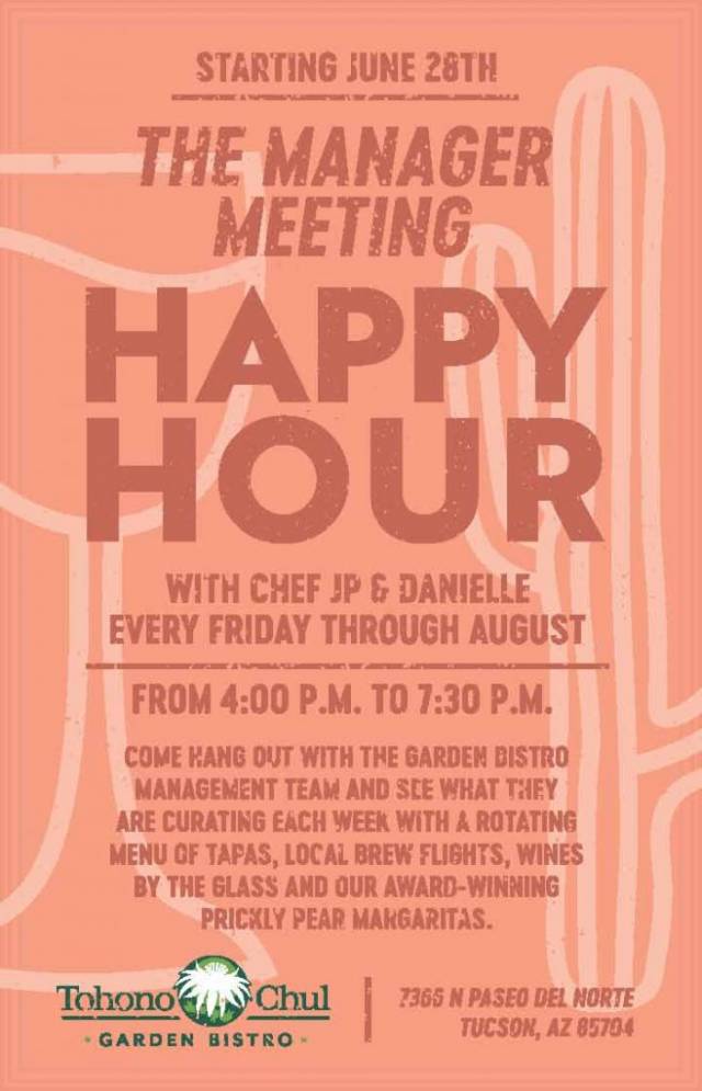Tohono Chul Happy Hour