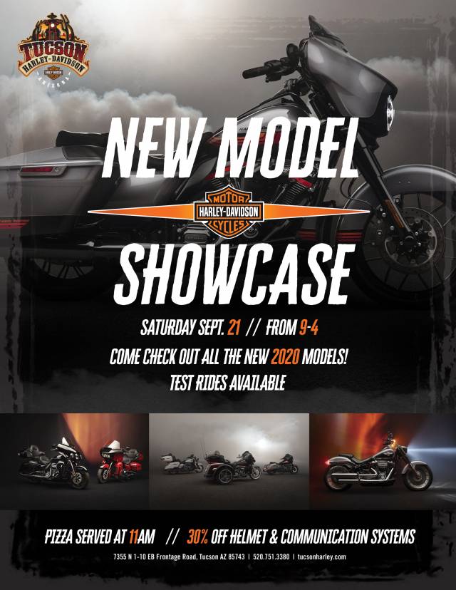 Tucson Harley Davidson New Model Showcase
